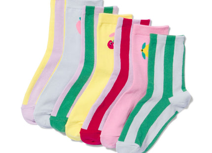 sokken met katoen fruit maat 36-41 in cadeaudoos - 7 paar