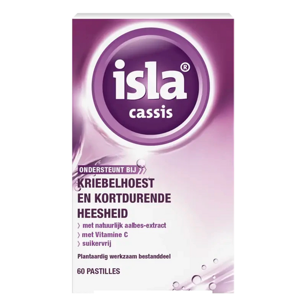 Isla Cassis pastilles kriebelhoest & heesheid
