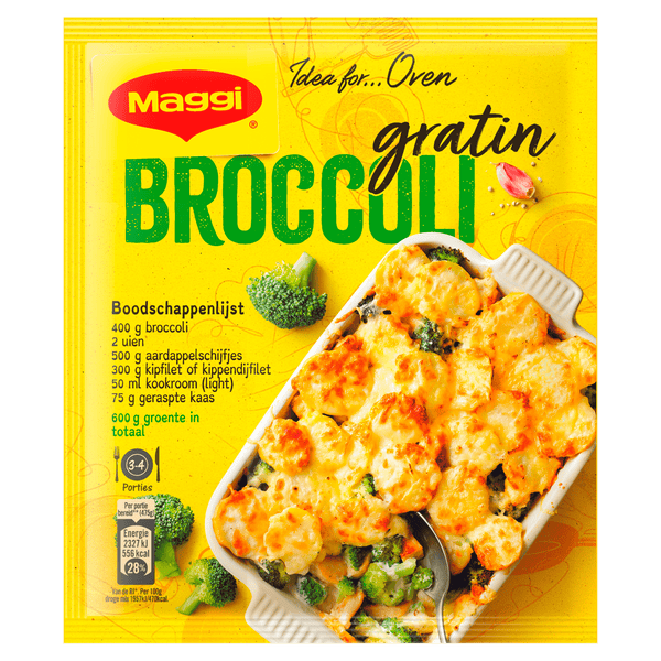 Maggi Auflauf Cremiger Brokkoli-Gratin