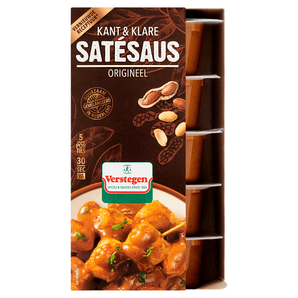Verstegen Satay Sauce ready to use 5-pack