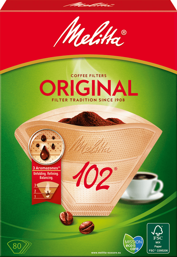 Melitta Kaffeefilter Original 102 braun