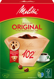 Melitta Koffiefilter original 102 bruin