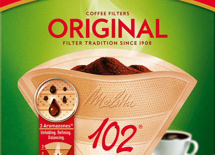 Melitta Koffiefilter original 102 bruin