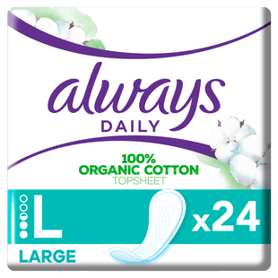 Always Cotton protect inlegkruisjes large