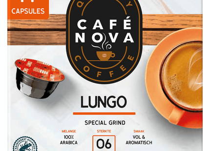 Café Nova Koffiecapsules lungo