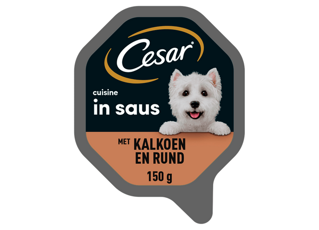 Cesar Cuisine Truthahn- und Rindhundefutter