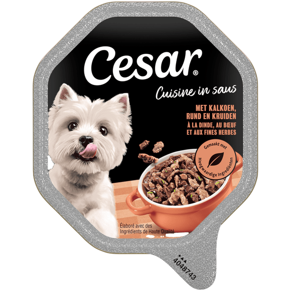 Cesar Cuisine Kalkoen & Rund Hondenvoer