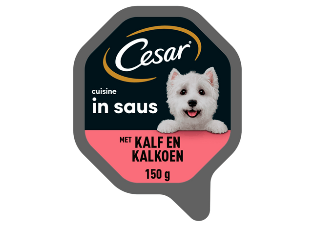 Cesar Cuisine Kalb- und Putenfutter für Hunde