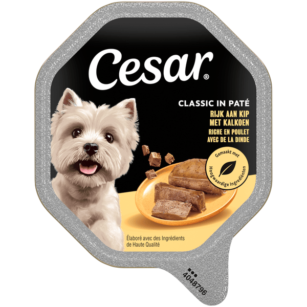 Cesar Classics Kip Hondenvoer Nat