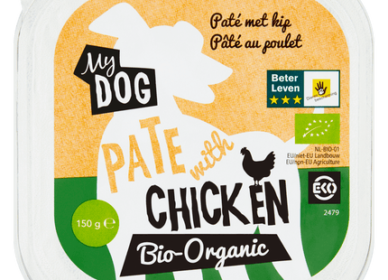 My Dog Organic dog pate with chicken