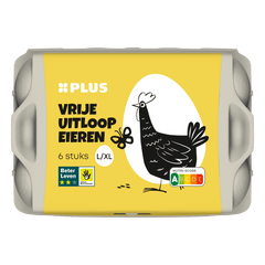 Vrije uitloop eieren