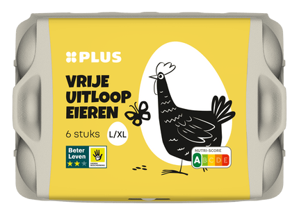 Vrije uitloop eieren Groot