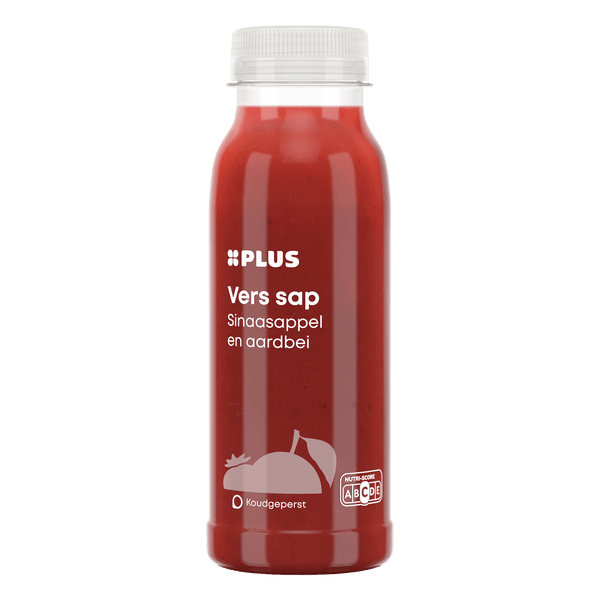 Frisch gepresster Saft Orange Erdbeere