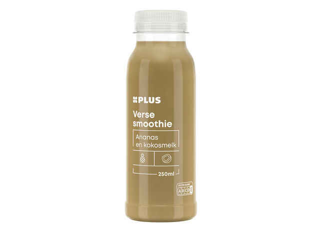 Verse smoothie ananas kokos