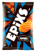 Epixs geriffelte Kartoffelchips Paprika