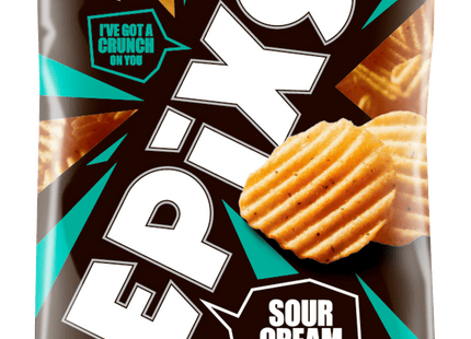 Epixs Ribbelchips sour cream &amp; onion