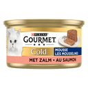 Gourmet Gold Mousse Katzenfutter nass mit Lachs