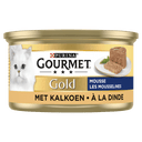 Gourmet Gold mousse kattenvoer nat met kalkoen