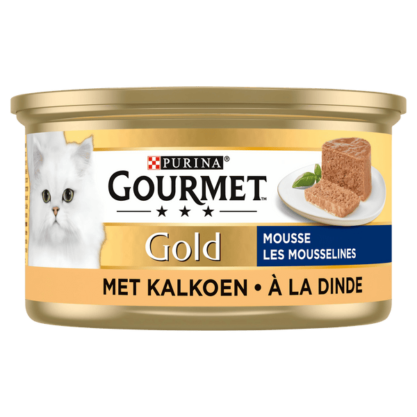 Gourmet Gold Mousse Katzenfutter nass mit Truthahn
