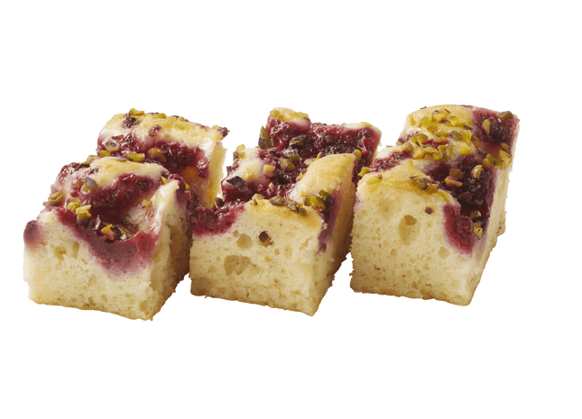 Framboos pistache cake