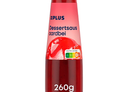 Dessertsaus aardbei