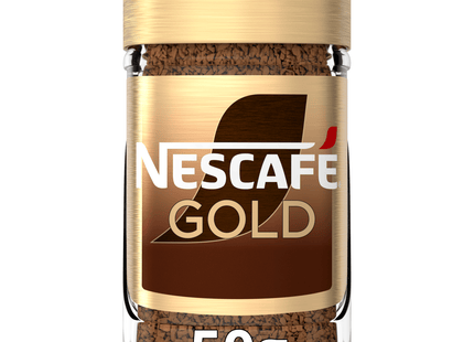 Nescafe Gold instant coffee jar