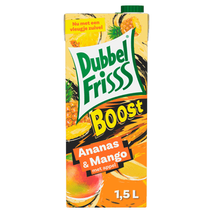 Dubbelfrisss Boost ananas & mango