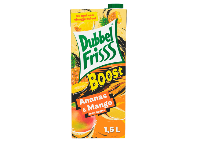 Dubbelfrisss Boost ananas & mango