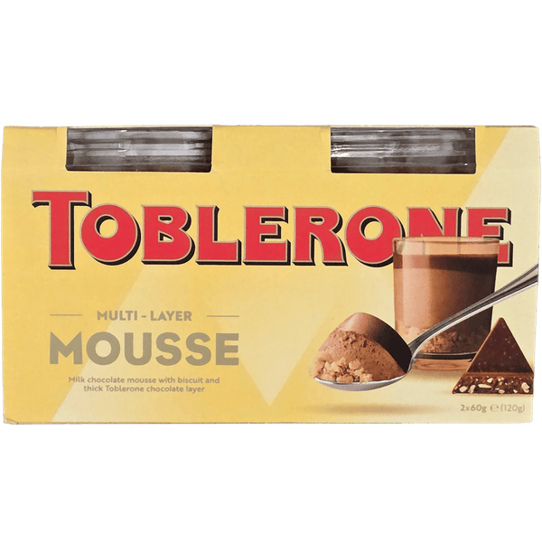 Mondelez Toblerone chocolade mousse 2x60g