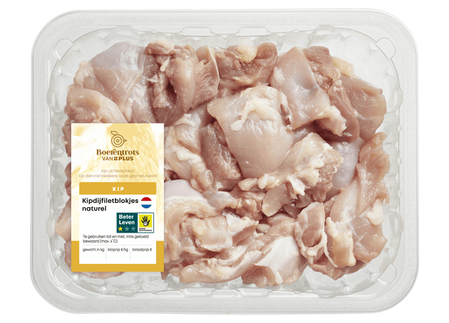 Boerentrots Kipdijfiletblokjes