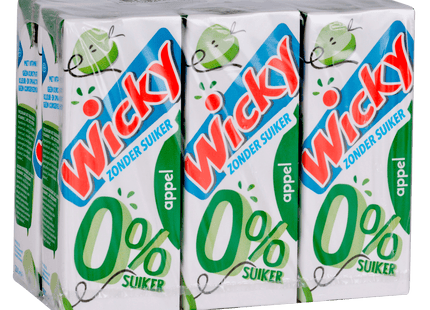 Wicky Apple 0% sugar 6-pack