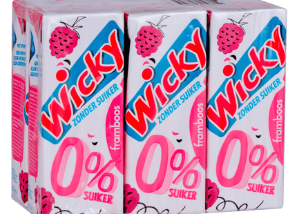 Wicky Raspberry 0% sugar 6-pack