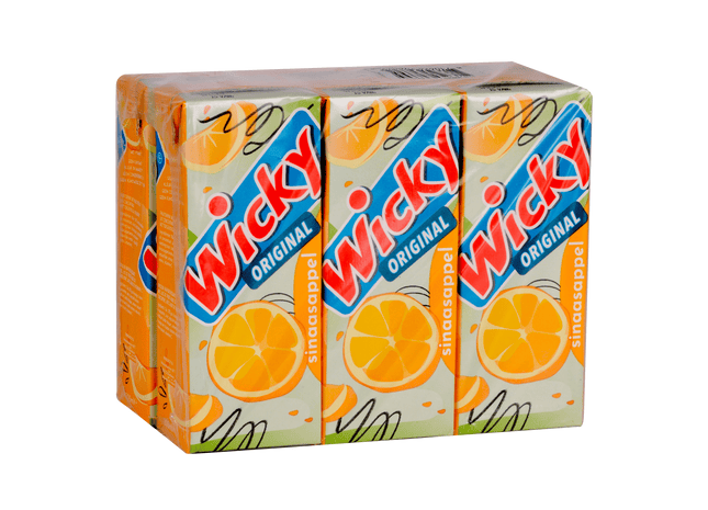 Wicky Original sinaasappel 6-pack