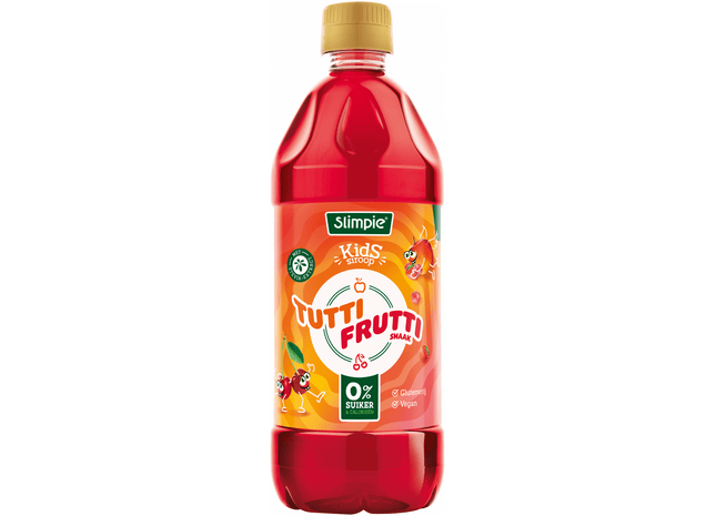 Slimpie Limonadesiroop kids tutti frutti