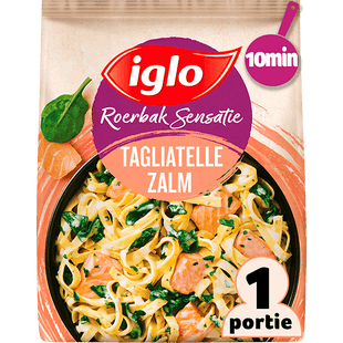 Iglo Roerbaksensatie Tagliatelle met zalm