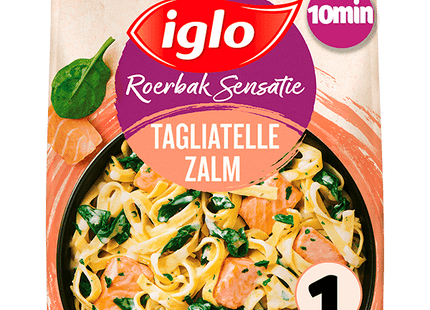 Iglo Stir-fry sensation tagliatelle with salmon