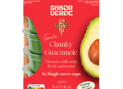 Sabor Verde Chunky Guacamole Tomato kuipje