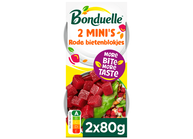 Bonduelle Rode bietenblokjes 2 mini's