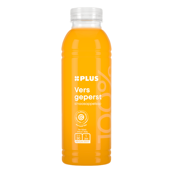 100% zelf geperst sinaasappelsap