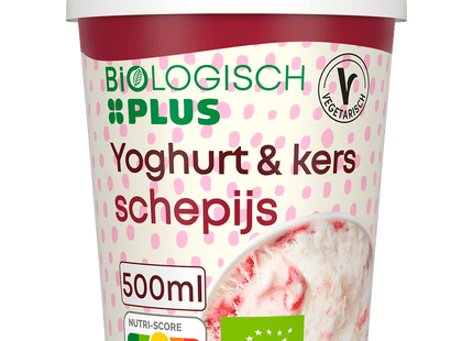 Biologisch  ijs Yoghurt & Kers