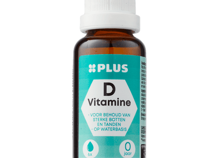 Vitamine D druppels water