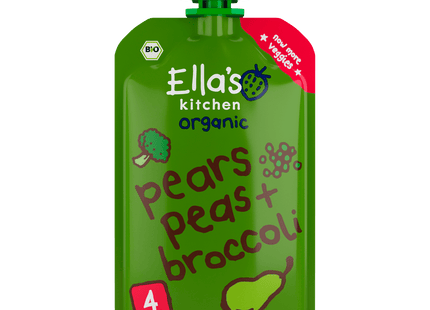 Ella's Kitchen 4+ Brocolli pears peas