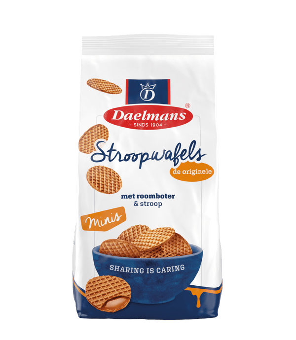 Daelmans Mini Caramel Syrup Waffles