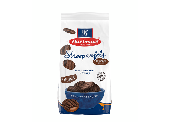 Daelmans Mini stroopwafels Brownie