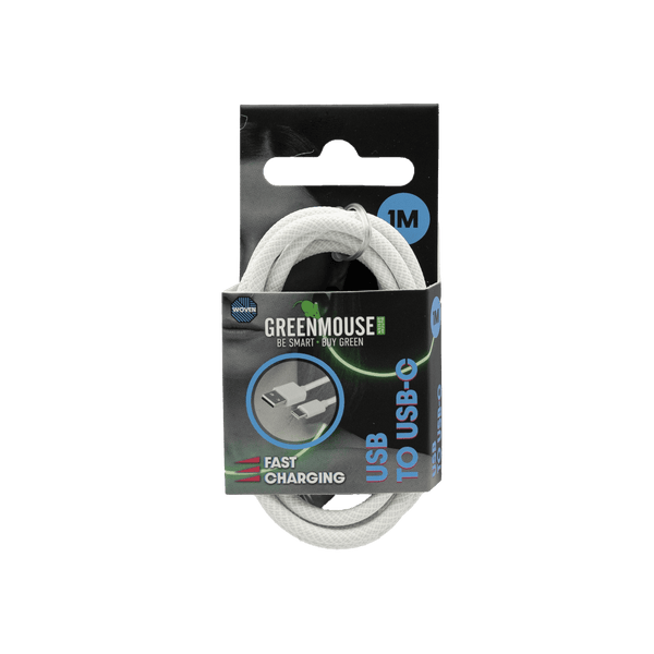 GreenMouse HP Black USB-C data cable Woven 1 m