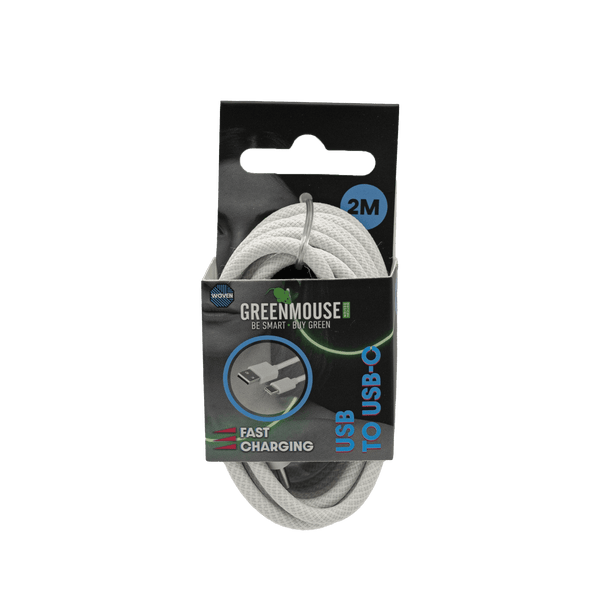 GreenMouse HP Black USB-C Data Cable Woven 2m