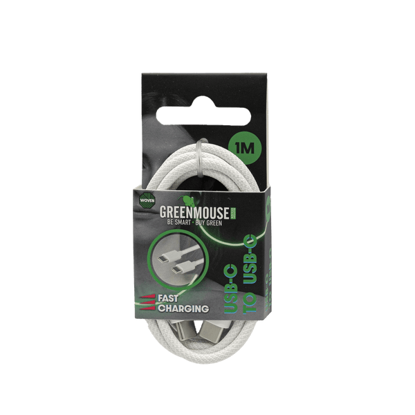 GreenMouse HP Schwarzes USB-C-zu-USB-C-Datenkabel 1 m
