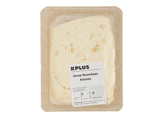 Verse roomkaas ananas