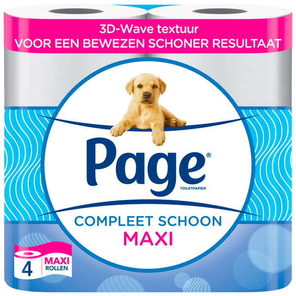 Page Compleet Schoon toiletpapier maxi