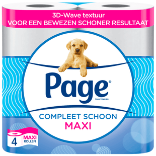Page Compleet Schoon toiletpapier maxi
